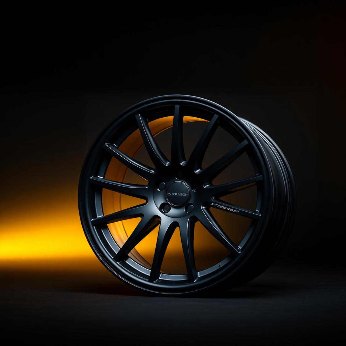 Premium Alufelge in Schwarz
